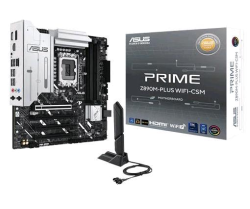ASUS PRIME Z890M-PLUS WI-FI 7 INTEL Z890 LGA 1851 (SOCKET V1) MICRO ATX - 4 x DDR5 3 x M.2 6 x SATA III HDMI/DISPLAYPORT